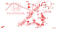 ARTICULACION DELANTERA  para Honda CIVIC TOURER 1.8 ES 5 Puertas 5 velocidades automática 2015