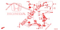 ARTICULACION DELANTERA  para Honda CIVIC TOURER 1.8 EXGT 5 Puertas 5 velocidades automática 2015