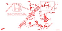 ARTICULACION DELANTERA  para Honda CIVIC TOURER 1.8 ES 5 Puertas 5 velocidades automática 2016