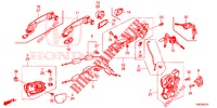 CERRADURAS DE PUERTA DEL./MANIJA EXTERIOR  para Honda CIVIC TOURER 1.8 ES 5 Puertas 6 velocidades manual 2014
