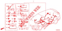 CONJUNTO DE ALAMBRES (3) (RH) para Honda CIVIC TOURER 1.8 ES 5 Puertas 6 velocidades manual 2014
