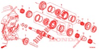 EJE PRINCIPAL  para Honda CIVIC TOURER 1.8 ES 5 Puertas 6 velocidades manual 2014