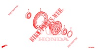 ENGRANAJE DIFERENCIAL  para Honda CIVIC TOURER 1.8 ES 5 Puertas 6 velocidades manual 2014