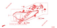 FARO DELANTERO  para Honda CIVIC TOURER 1.8 ES 5 Puertas 6 velocidades manual 2014