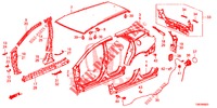 PANELES EXTERIORES/PANEL TRASERO  para Honda CIVIC TOURER 1.8 ES 5 Puertas 6 velocidades manual 2014