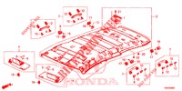 RECUBRIMIENTO DE TECHO  para Honda CIVIC TOURER 1.8 ES 5 Puertas 6 velocidades manual 2014