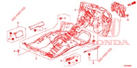 ALFOMBRA DE PISO/AISLADOR  para Honda CIVIC TOURER 1.8 EXGT 5 Puertas 6 velocidades manual 2014