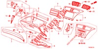 GUARNICION DE INSTRUMENTO (COTE DE PASSAGER) (RH) para Honda CIVIC TOURER 1.8 EXGT 5 Puertas 6 velocidades manual 2014