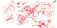 GUARNICION DE INSTRUMENTO (COTE DE CONDUCTEUR) (RH) para Honda CIVIC TOURER 1.8 LIFESTYLE 5 Puertas 6 velocidades manual 2014