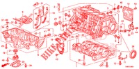BLOQUE DE CILINDRO/COLECTOR DE ACEITE  para Honda CIVIC TOURER 1.8 SE 5 Puertas 6 velocidades manual 2014