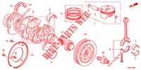 CIGUENAL/PISTON  para Honda CIVIC TOURER 1.8 SE 5 Puertas 6 velocidades manual 2014