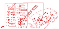 CONJUNTO DE ALAMBRES (3) (RH) para Honda CIVIC TOURER 1.8 SE 5 Puertas 6 velocidades manual 2014