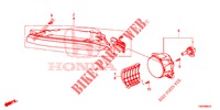 FAROS ANTINIEBLA / LUCES DE CONDUCCIÓN para Honda CIVIC TOURER 1.8 SE 5 Puertas 6 velocidades manual 2014