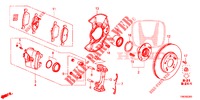 FRENO DELANTERO  para Honda CIVIC TOURER 1.8 SE 5 Puertas 6 velocidades manual 2014