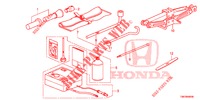 HERRAMIENTAS/GATO  para Honda CIVIC TOURER 1.8 SE 5 Puertas 6 velocidades manual 2014