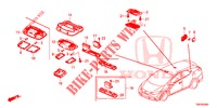 LUZ INTERIOR  para Honda CIVIC TOURER 1.8 SE 5 Puertas 6 velocidades manual 2014