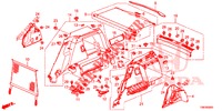 RECUBR. LADO PORTAEQU.  para Honda CIVIC TOURER 1.8 SE 5 Puertas 6 velocidades manual 2014