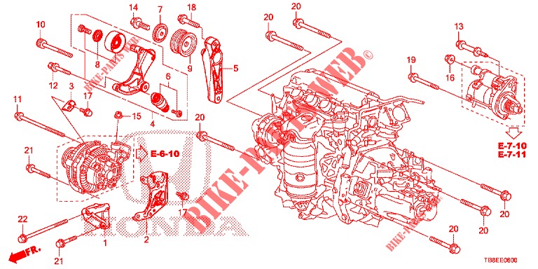 TENSOR AUTOMATICO  para Honda CIVIC TOURER 1.8 ES 5 Puertas 6 velocidades manual 2015