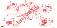 CERRADURAS DE PUERTA DEL./MANIJA EXTERIOR  para Honda CIVIC TOURER 1.8 EX 5 Puertas 6 velocidades manual 2015