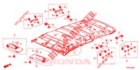 RECUBRIMIENTO DE TECHO  para Honda CIVIC TOURER 1.8 EX 5 Puertas 6 velocidades manual 2015