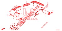 TUBERIA DE ESCAPE/SILENCIADOR (PGM FI)  para Honda CIVIC TOURER 1.8 EX 5 Puertas 6 velocidades manual 2015