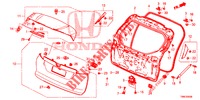 PANEL DE PUERTA TRASERA(2D)  para Honda CIVIC TOURER 1.8 SE 5 Puertas 6 velocidades manual 2015