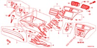 GUARNICION DE INSTRUMENTO (COTE DE PASSAGER) (RH) para Honda CIVIC TOURER 1.8 ES 5 Puertas 6 velocidades manual 2016