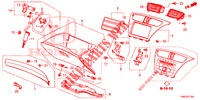 GUARNICION DE INSTRUMENTO (COTE DE PASSAGER) (RH) para Honda CIVIC TOURER 1.8 EX 5 Puertas 6 velocidades manual 2016