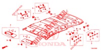 RECUBRIMIENTO DE TECHO  para Honda CIVIC TOURER 1.8 EXGT 5 Puertas 6 velocidades manual 2017