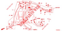 ACONDICIONADOR DE AIRE (FLEXIBLES/TUYAUX) (DIESEL) (RH) para Honda CIVIC TOURER DIESEL 1.6 ES 5 Puertas 6 velocidades manual 2014