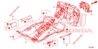 ALFOMBRA DE PISO/AISLADOR  para Honda CIVIC TOURER DIESEL 1.6 ES 5 Puertas 6 velocidades manual 2014