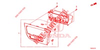 CONTROL DE CALEFACTOR (RH) para Honda CIVIC TOURER DIESEL 1.6 ES 5 Puertas 6 velocidades manual 2014