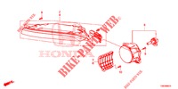FAROS ANTINIEBLA / LUCES DE CONDUCCIÓN para Honda CIVIC TOURER DIESEL 1.6 ES 5 Puertas 6 velocidades manual 2014
