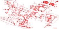 GUARNICION DE INSTRUMENTO (COTE DE PASSAGER) (RH) para Honda CIVIC TOURER DIESEL 1.6 ES 5 Puertas 6 velocidades manual 2014