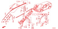 MOLDURA/PROTECTOR  para Honda CIVIC TOURER DIESEL 1.6 ES 5 Puertas 6 velocidades manual 2014