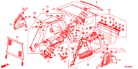 RECUBR. LADO PORTAEQU.  para Honda CIVIC TOURER DIESEL 1.6 ES 5 Puertas 6 velocidades manual 2014