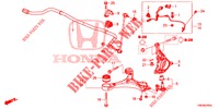 ARTICULACION DELANTERA  para Honda CIVIC TOURER DIESEL 1.6 EXGT 5 Puertas 6 velocidades manual 2014