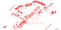 TUBERIA DE ESCAPE/SILENCIADOR (DIESEL) para Honda CIVIC TOURER DIESEL 1.6 EXGT 5 Puertas 6 velocidades manual 2014