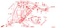 ACONDICIONADOR DE AIRE (FLEXIBLES/TUYAUX) (DIESEL) (RH) para Honda CIVIC TOURER DIESEL 1.6 LIFESTYLE 5 Puertas 6 velocidades manual 2014