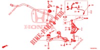 ARTICULACION DELANTERA  para Honda CIVIC TOURER DIESEL 1.6 LIFESTYLE 5 Puertas 6 velocidades manual 2014