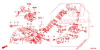 PALANCA DE CAMBIO (DIESEL) para Honda CIVIC TOURER DIESEL 1.6 LIFESTYLE 5 Puertas 6 velocidades manual 2014