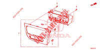 CONTROL DE CALEFACTOR (RH) para Honda CIVIC TOURER DIESEL 1.6 S 5 Puertas 6 velocidades manual 2014