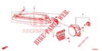 FAROS ANTINIEBLA / LUCES DE CONDUCCIÓN para Honda CIVIC TOURER DIESEL 1.6 S 5 Puertas 6 velocidades manual 2014