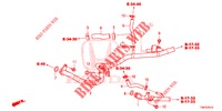 MANGUERA DE AGUA/CONDUCTO DE CALEFACTOR (DIESEL) para Honda CIVIC TOURER DIESEL 1.6 S 5 Puertas 6 velocidades manual 2014