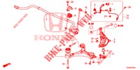 ARTICULACION DELANTERA  para Honda CIVIC TOURER DIESEL 1.6 SE 5 Puertas 6 velocidades manual 2014