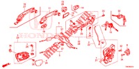 CERRADURAS DE PUERTA DEL./MANIJA EXTERIOR  para Honda CIVIC TOURER DIESEL 1.6 SE 5 Puertas 6 velocidades manual 2014