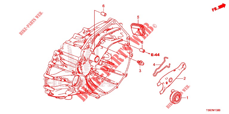 LIBERADOR DE EMBRAGUE (DIESEL) para Honda CIVIC TOURER DIESEL 1.6 SE 5 Puertas 6 velocidades manual 2014
