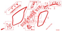 GUARNICION DE PILAR (RH) para Honda CIVIC TOURER DIESEL 1.6 ES 5 Puertas 6 velocidades manual 2015