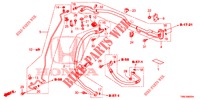 ACONDICIONADOR DE AIRE (FLEXIBLES/TUYAUX) (DIESEL) (RH) para Honda CIVIC TOURER DIESEL 1.6 EX 5 Puertas 6 velocidades manual 2015