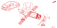 CABLES Y SOPORTE NAVEGADOR  para Honda CIVIC TOURER DIESEL 1.6 EX 5 Puertas 6 velocidades manual 2015